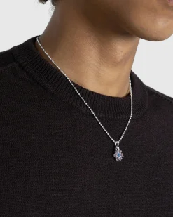 Hatton Labs Daisy Pendant Sterling Silver/Morganite- Jewelry