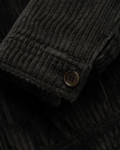 Meta Campania Collective Dayton Corduroy Trucker Jacket Dark Chocolate Brown- Outerwear