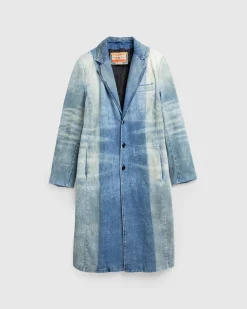 Diesel Denim Coat Medium- Outerwear