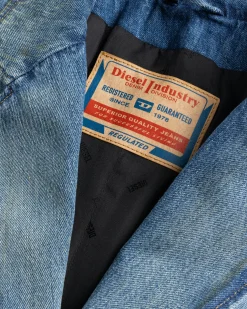 Diesel Denim Coat Medium- Outerwear