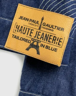Jean Paul Gaultier Denim Jacket With Contrast Topstitching Madonna Inspired- Outerwear