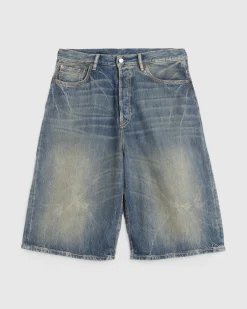 Acne Studios Denim Shorts Dark Blue- Shorts