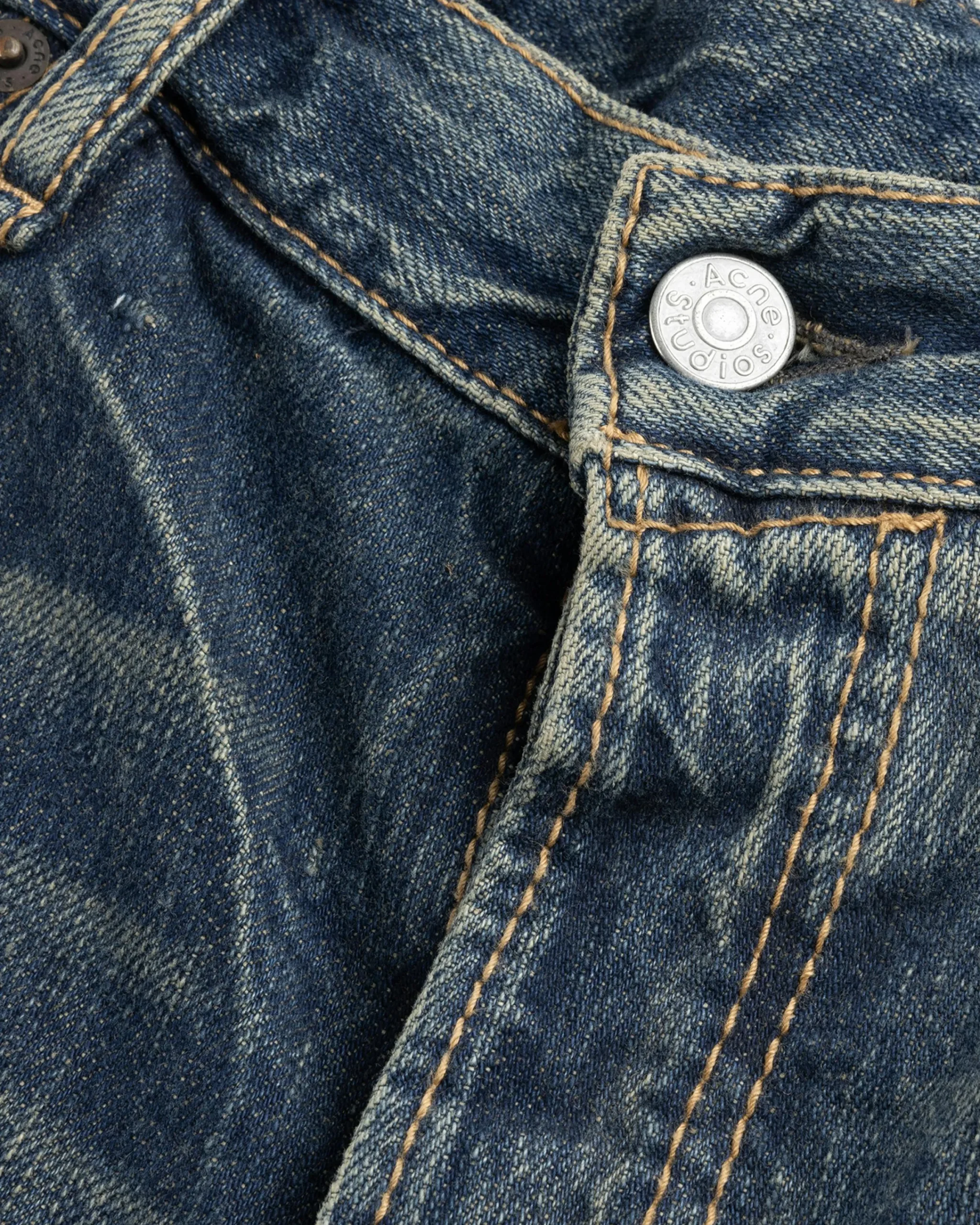 Acne Studios Denim Shorts Dark Blue- Shorts
