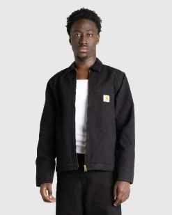 Carhartt WIP Detroit Jacket Black/Aged Canvas- Outerwear