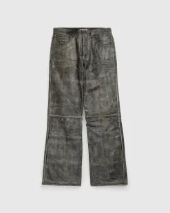 Acne Studios Distressed Leather Pant- Pants