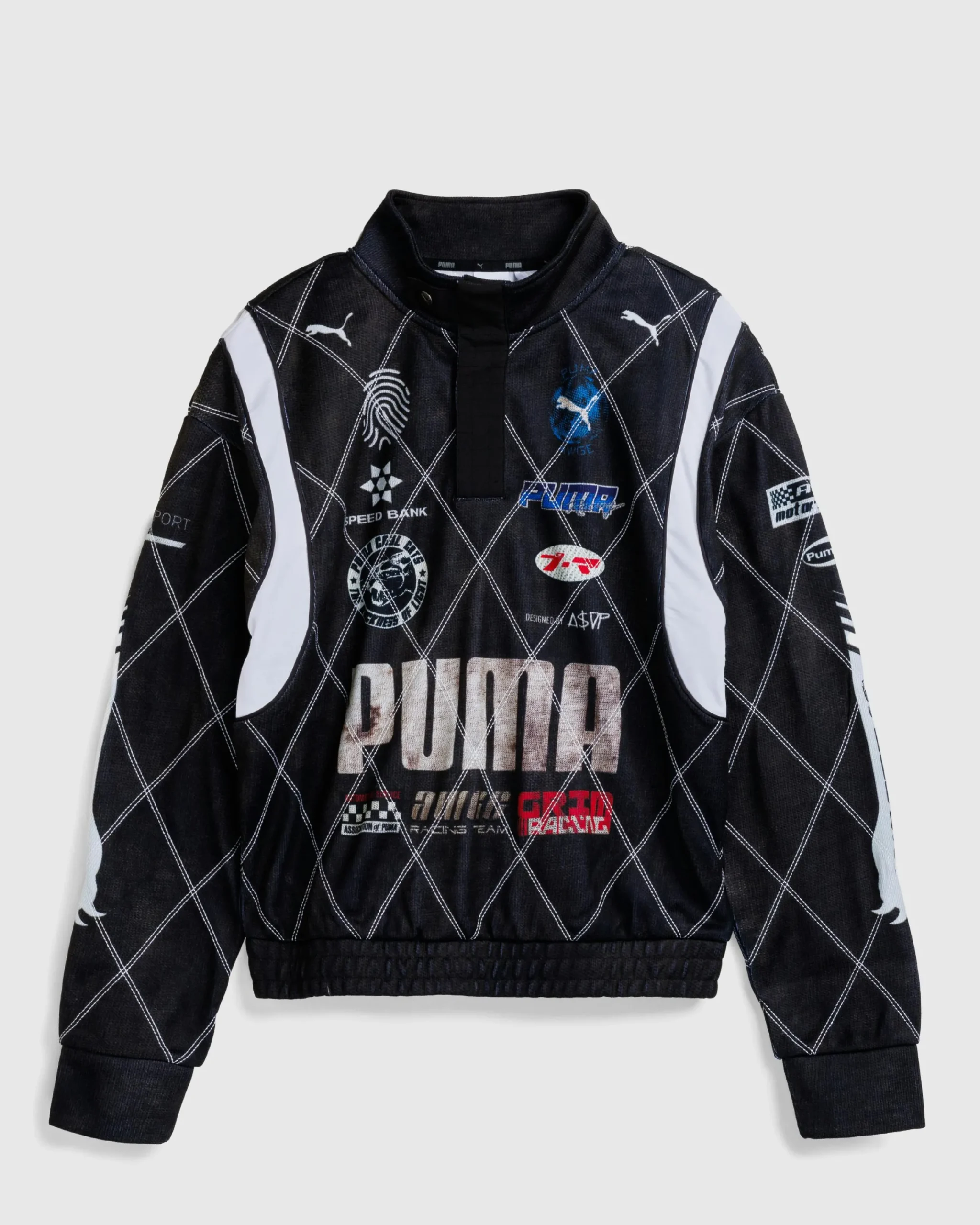 Puma Distressed Sweatshirt Black- Sweats