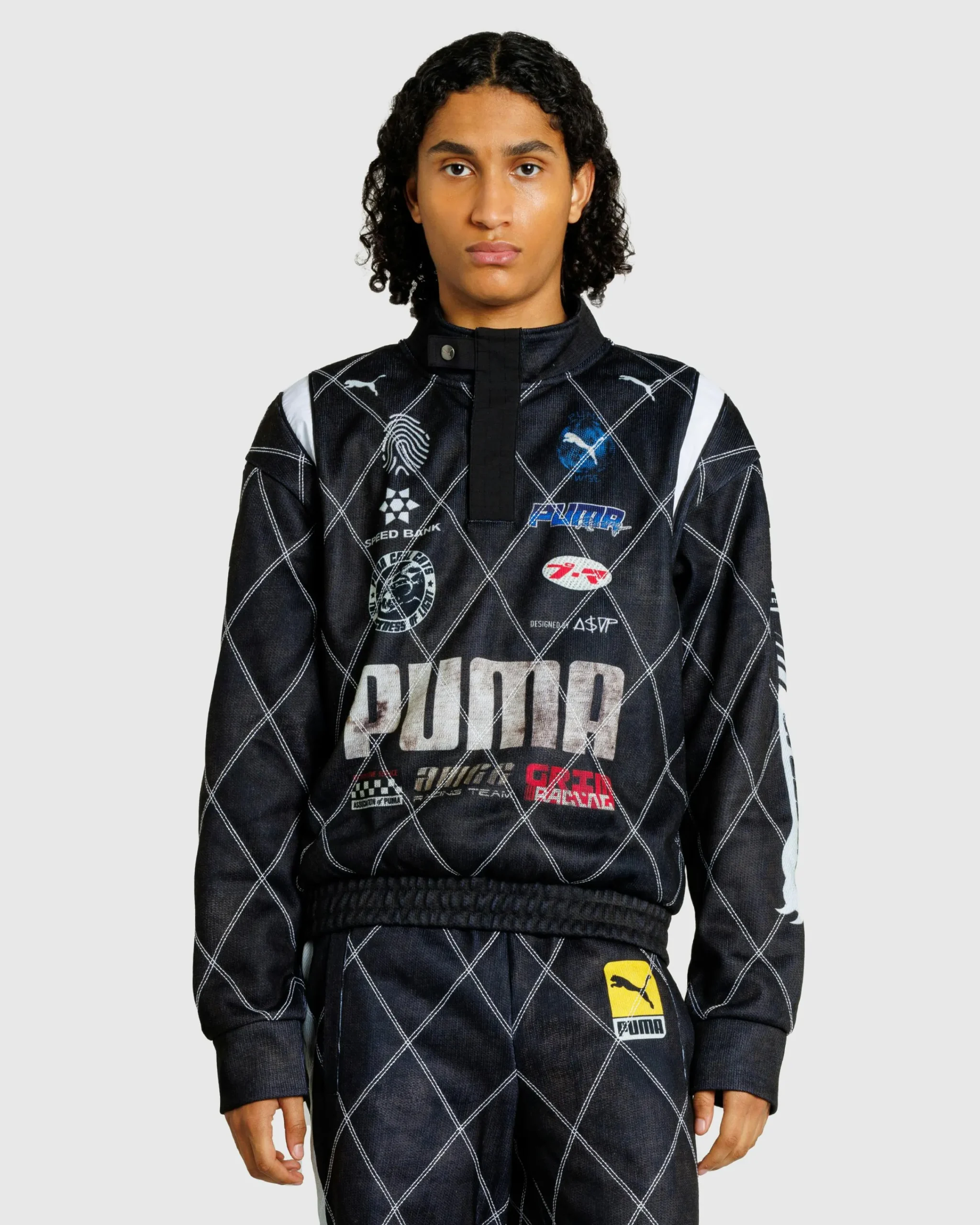 Puma Distressed Sweatshirt Black- Sweats