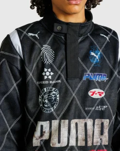 Puma Distressed Sweatshirt Black- Sweats
