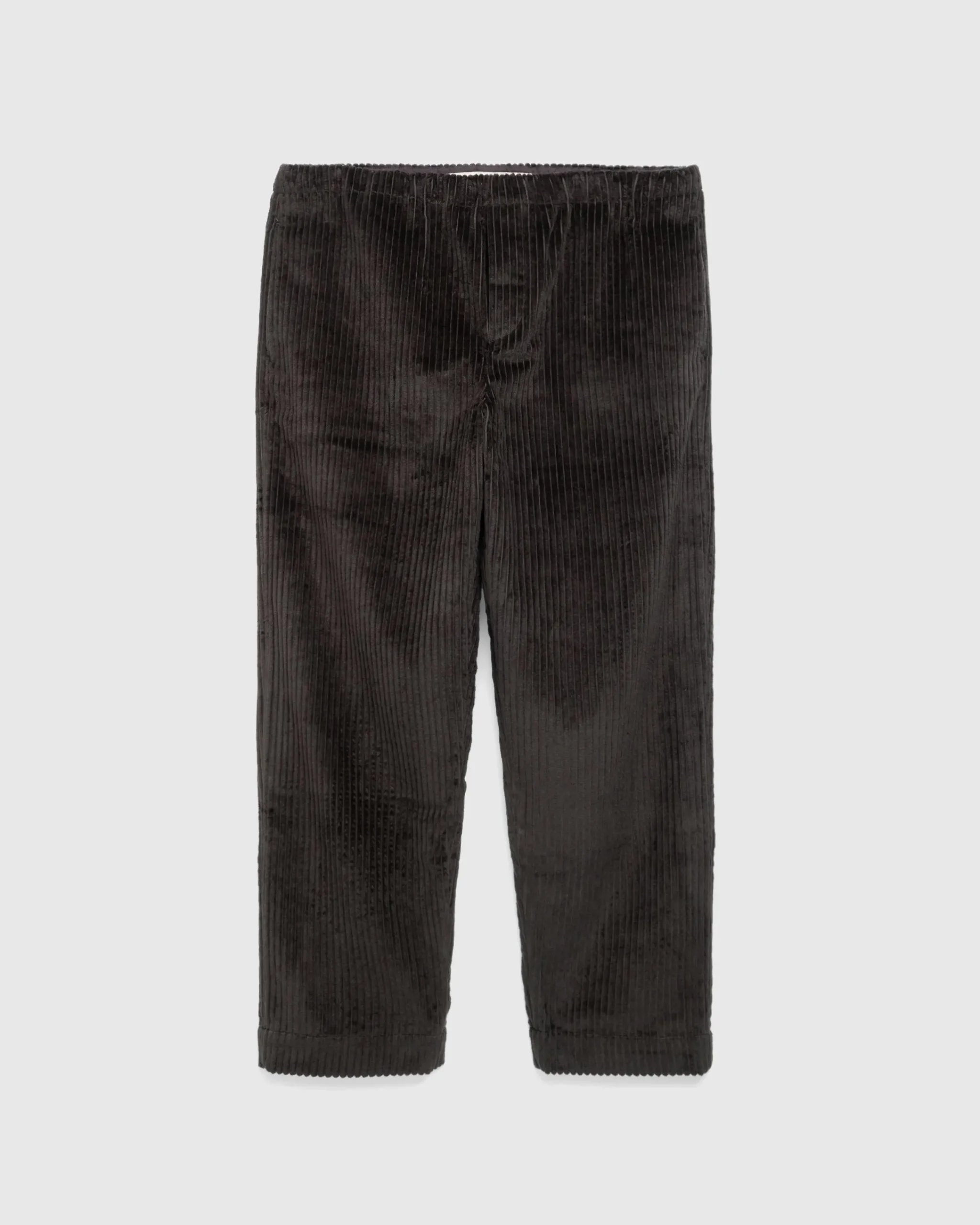 Meta Campania Collective Ed Unlined Exaggerated Cotton Corduroy Drawstring Trousers Dark Chocolate Brown- Pants