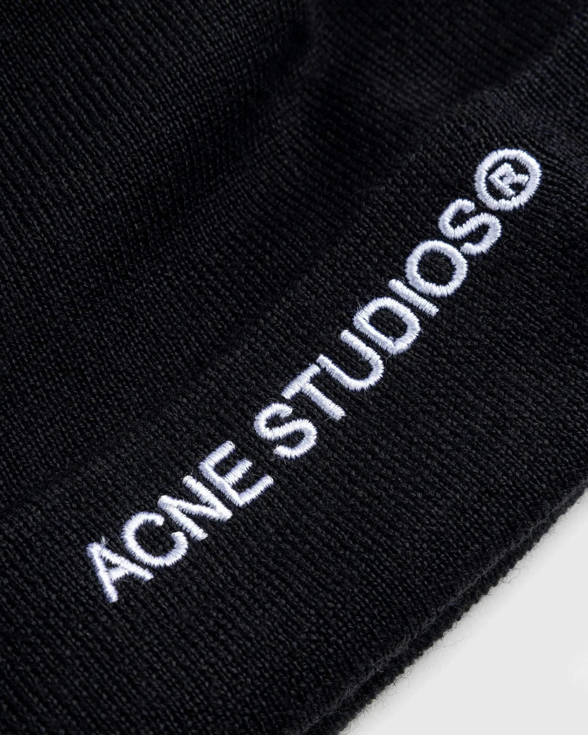 Acne Studios Embroidered Logo Beanie- Hats