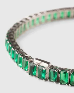 Hatton Labs Emerald Cut Tennis Bracelet- Jewelry