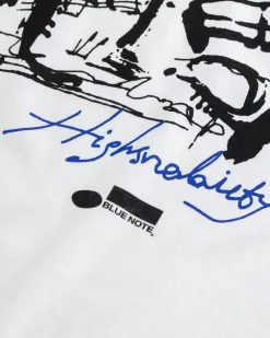 Blue Note Records Ensemble T-Shirt White- Tops