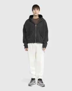 Entire Studios Eternal Zip Washed Black- Sweats
