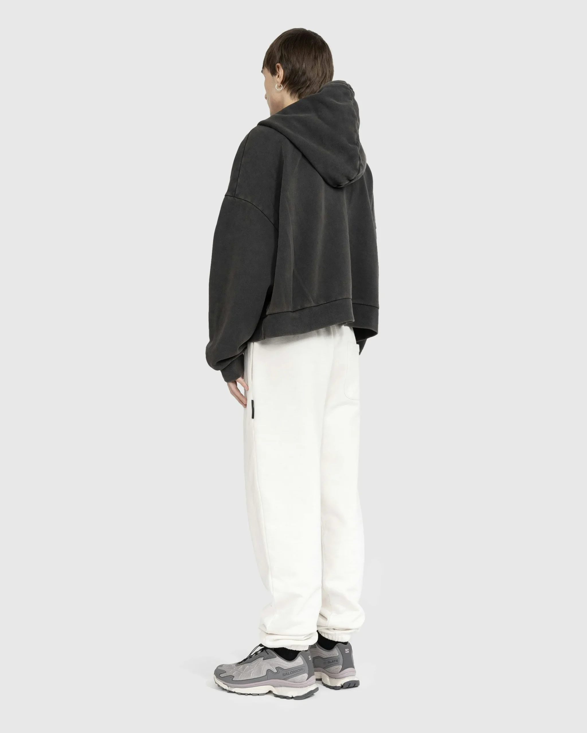 Entire Studios Eternal Zip Washed Black- Sweats