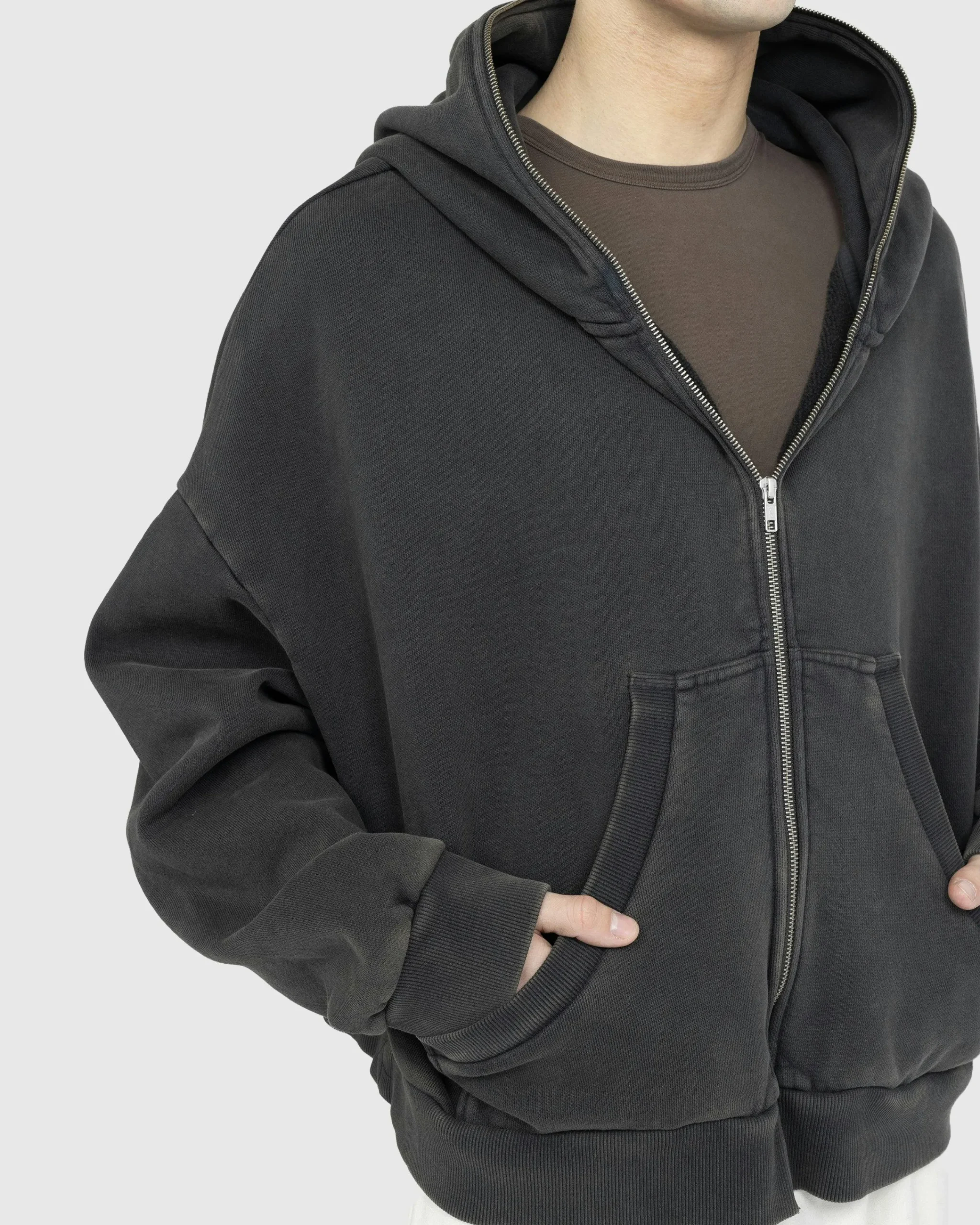Entire Studios Eternal Zip Washed Black- Sweats