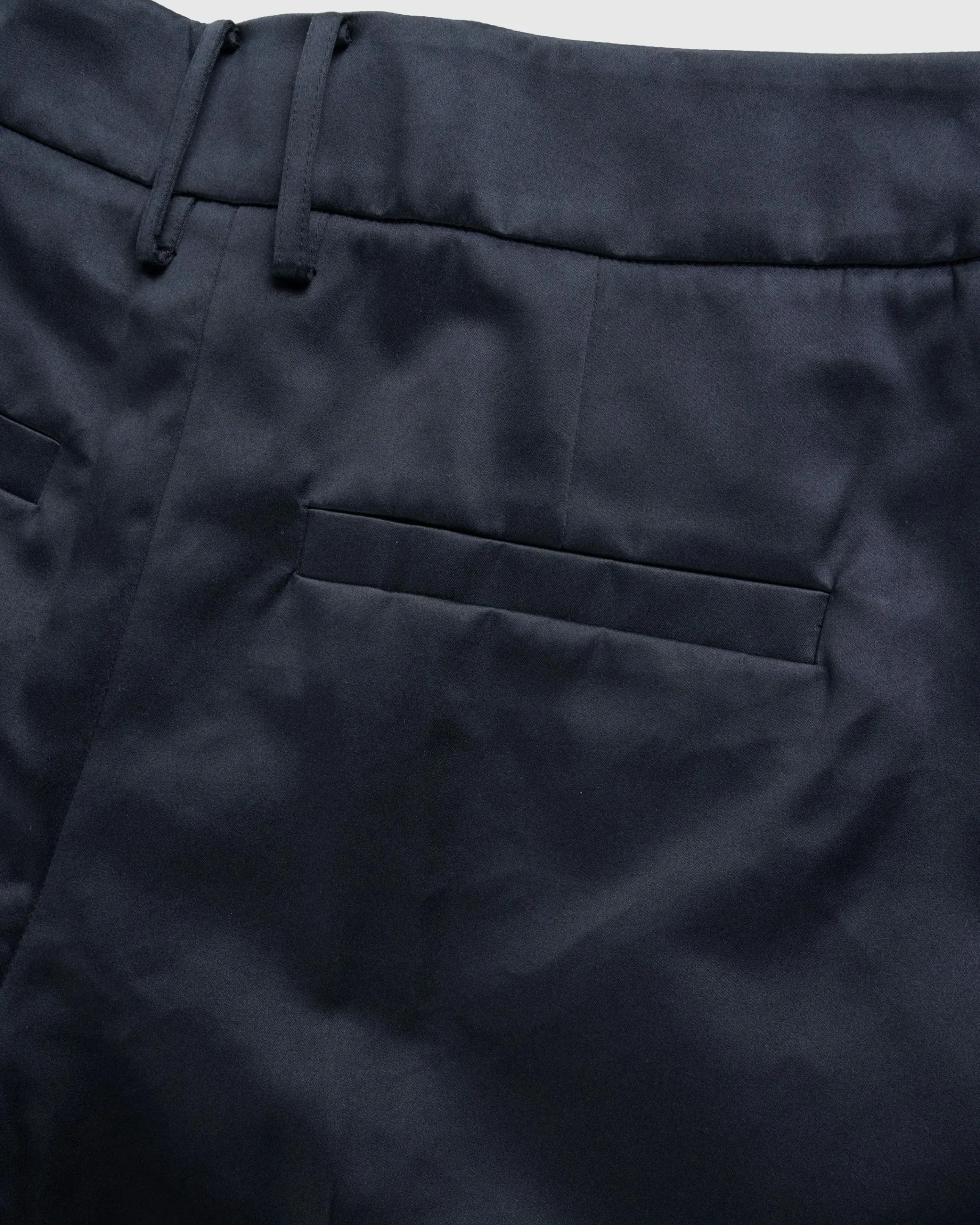 Entire Studios Father Suiting Pant Black Sateen- Pants