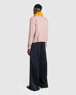 Dries van Noten Fitted Blouson Old Rose- Outerwear