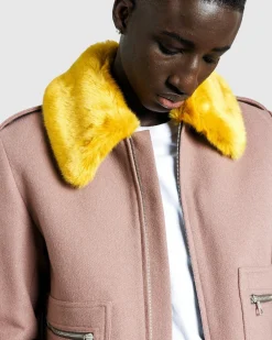 Dries van Noten Fitted Blouson Old Rose- Outerwear