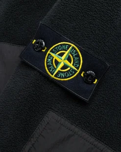 Stone Island Fleece Jacket Lead Grey- Outerwear