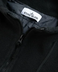 Stone Island Fleece Jacket Lead Grey- Outerwear