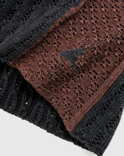 ROA Flower Stitch Turtleneck Zip Up- Knitwear