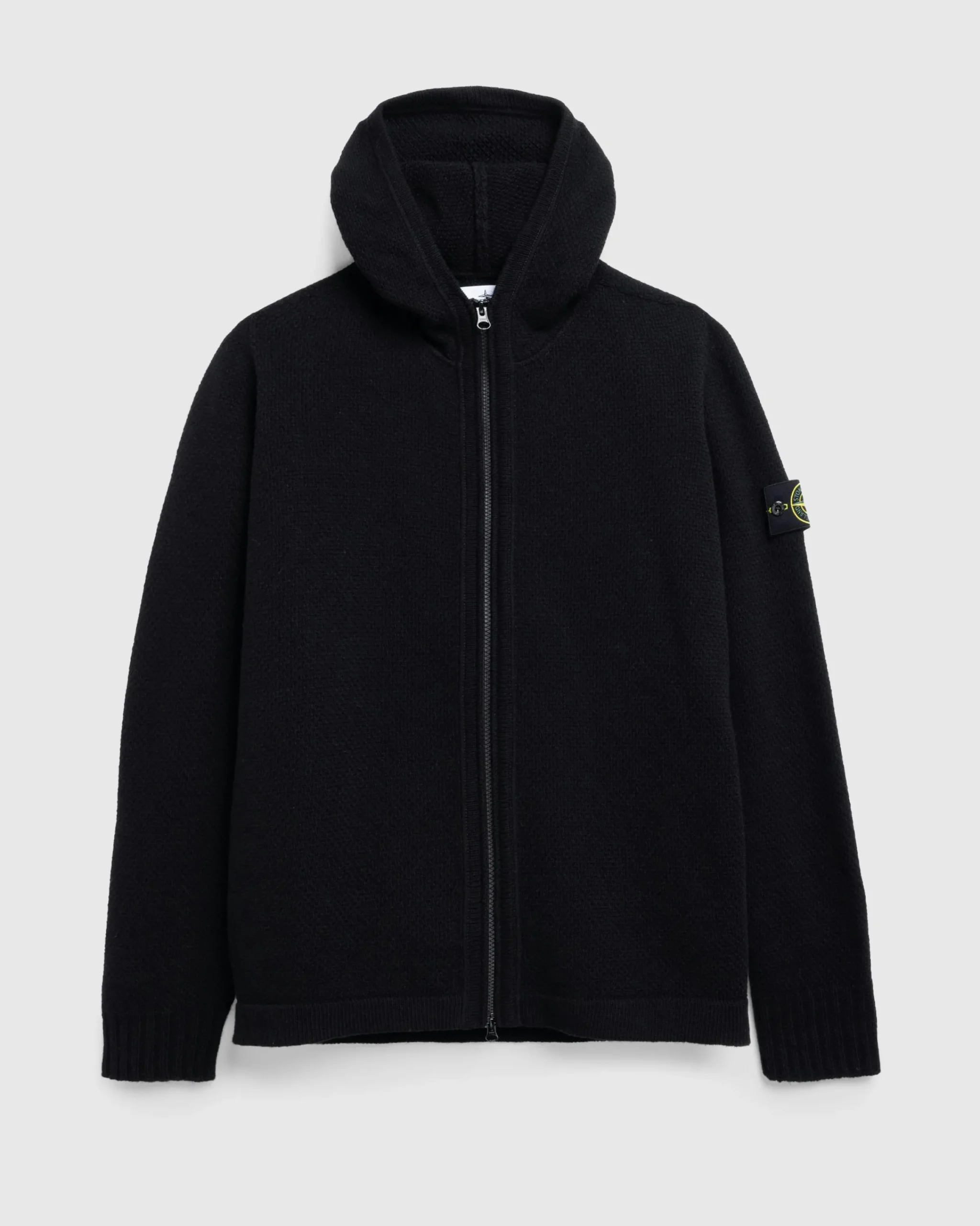 Stone Island Full-Zip Hooded Cardigan- Sweats