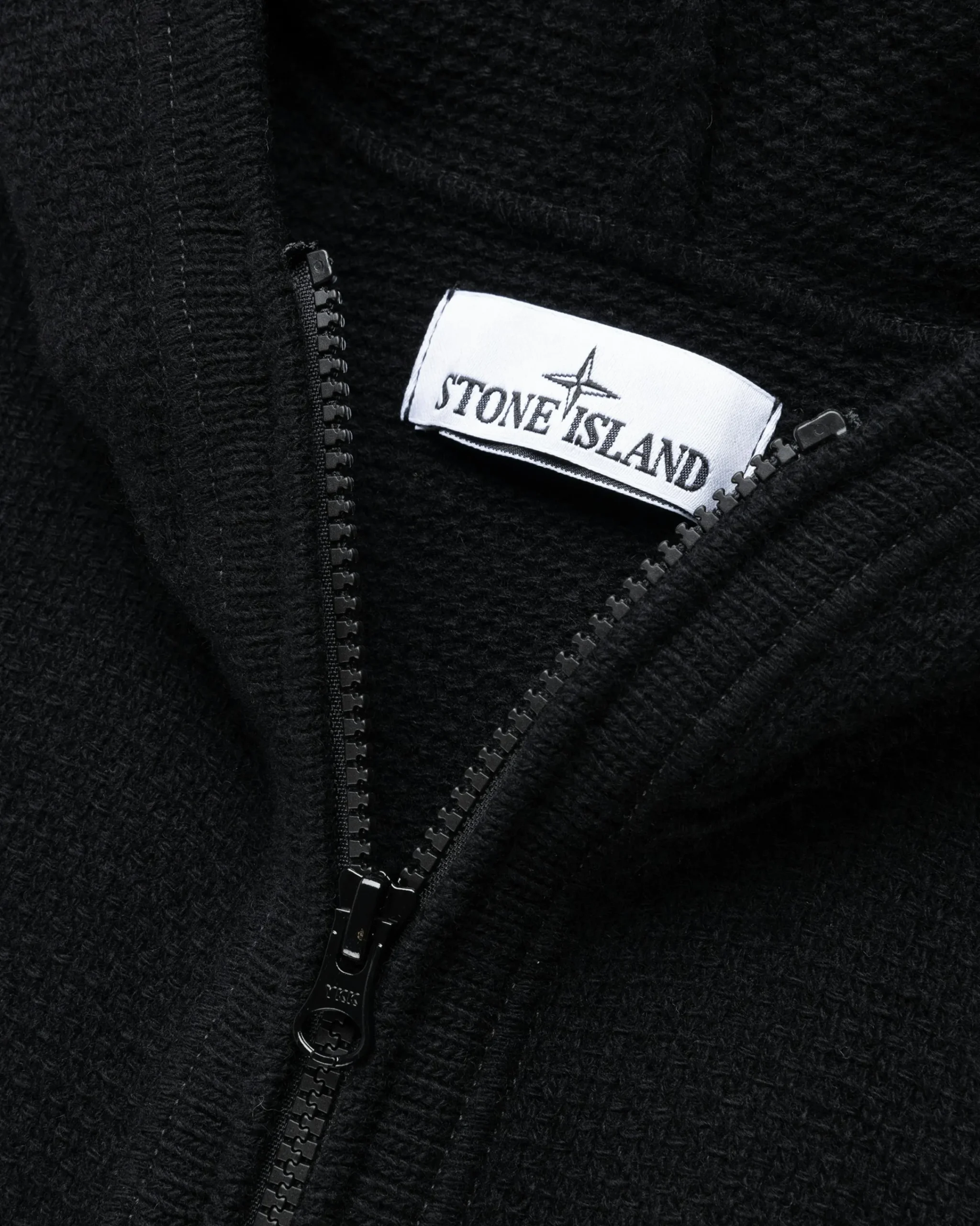 Stone Island Full-Zip Hooded Cardigan- Sweats