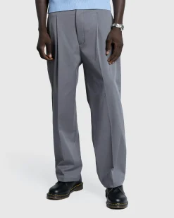 Marni Gabardine Classic Trousers Antique Silver- Pants