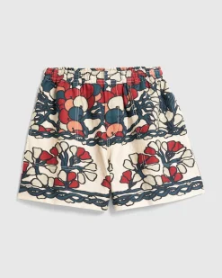 Bode Garden Lattice Shorts Ecru/Multi- Shorts