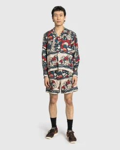 Bode Garden Lattice Shorts Ecru/Multi- Shorts