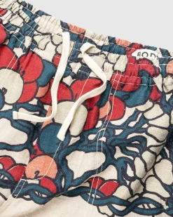 Bode Garden Lattice Shorts Ecru/Multi- Shorts