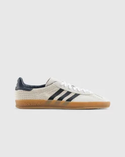 adidas Gazelle Indoor Aluminum/Black/Gum Beige- Sneakers