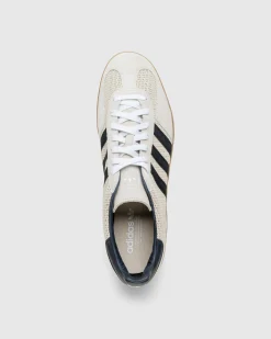 adidas Gazelle Indoor Aluminum/Black/Gum Beige- Sneakers