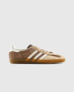 adidas Gazelle Indoor Magic Beige/White/Earth Strata- Sneakers
