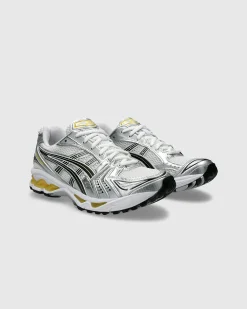 ASICS GEL-KAYANO 14 White/Tai-Chi Yellow- Sneakers