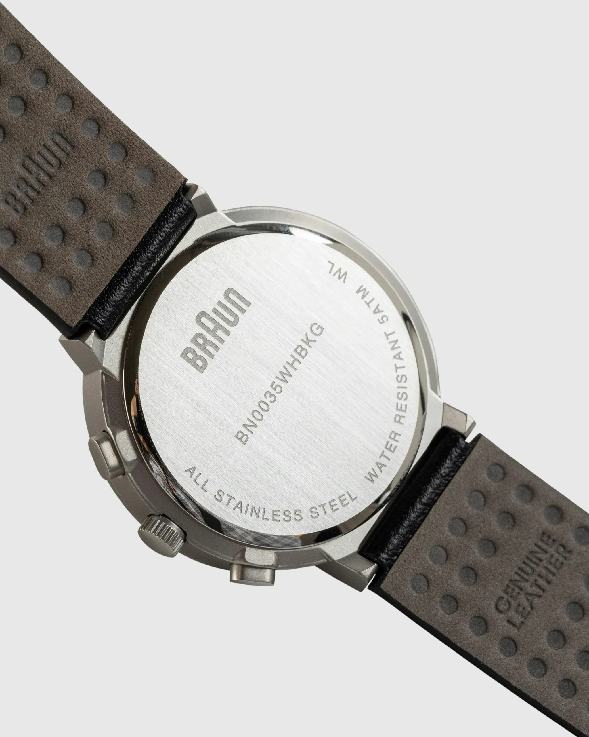 BRAUN Gents BN0035 Classic Chronograph Watch Leather Strap- Watches