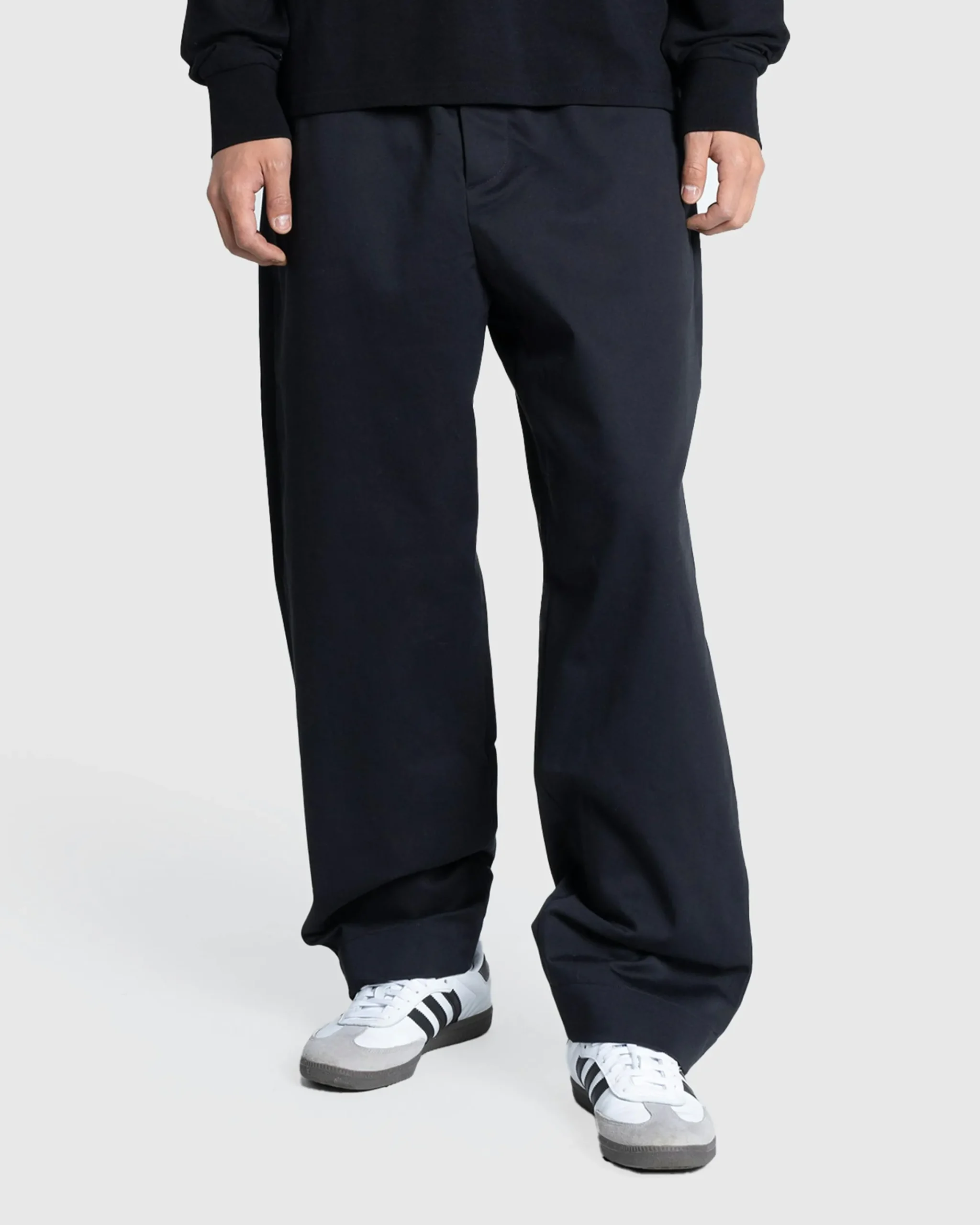 Meta Campania Collective Gilles Straight Tropical Wool Twill Leg Formal Trousers- Pants