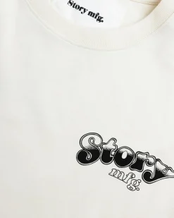 Story mfg. Grateful Tee SS Ecru Compost- Tops