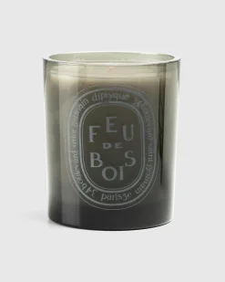 Diptyque Grey Candle Feu de Bois 300g- Candles & Fragrances
