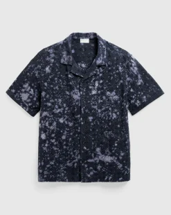 Guess USA Gusa Camp Shirt Washed Out Black- Shirts