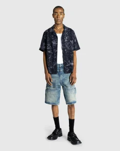 Guess USA Gusa Camp Shirt Washed Out Black- Shirts