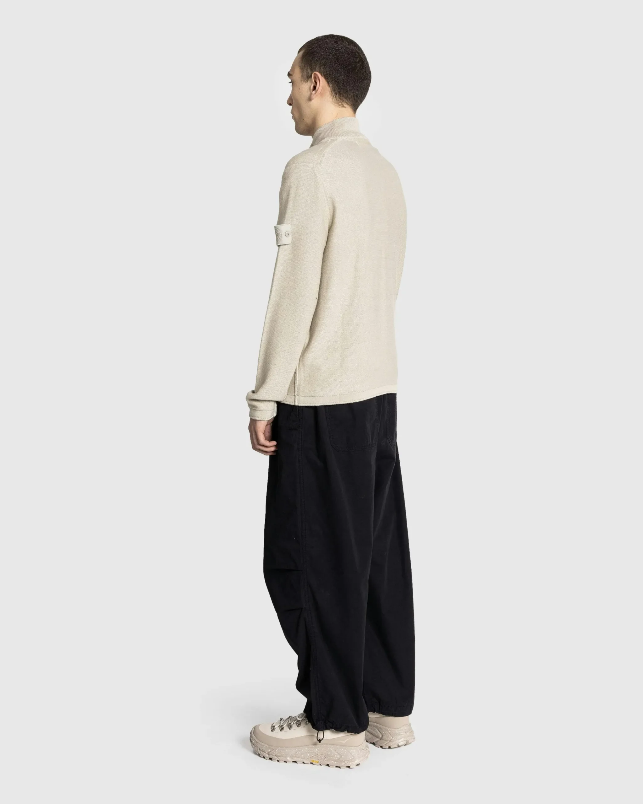 Stone Island Half-Zip Cardigan- Knitwear