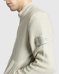 Stone Island Half-Zip Cardigan- Knitwear