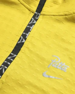 Nike Half-Zip Long-Sleeve Top Saffron Quartz- Tops