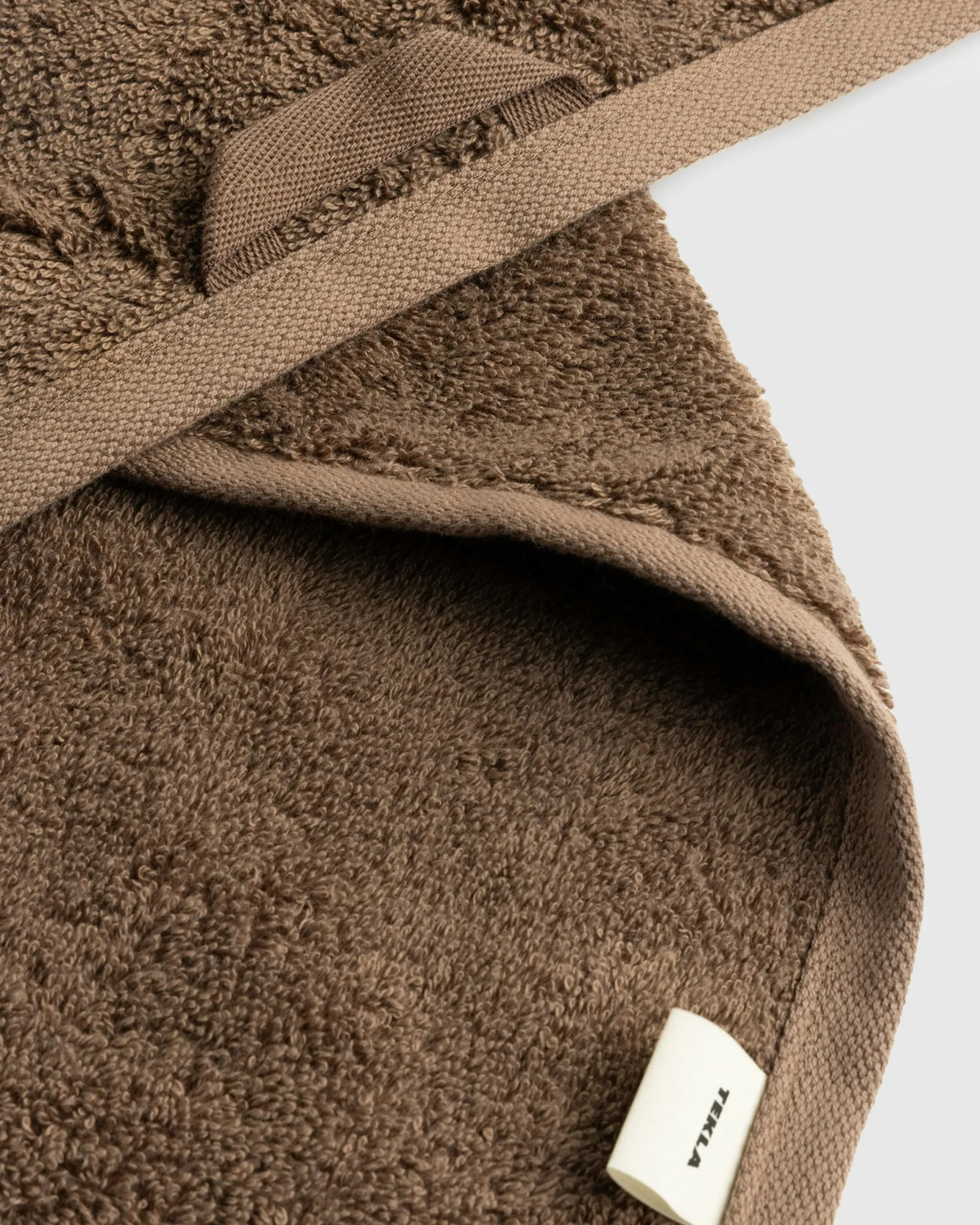 Tekla Hand Towel Kodiak Brown- Textiles