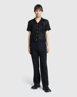 Auralee Hard Twist Finx Linen Chino Slacks- Pants