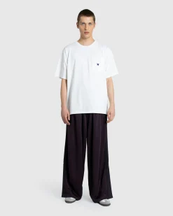 Needles H.D. Track Pant Poly Smooth Dark Purple- Pants