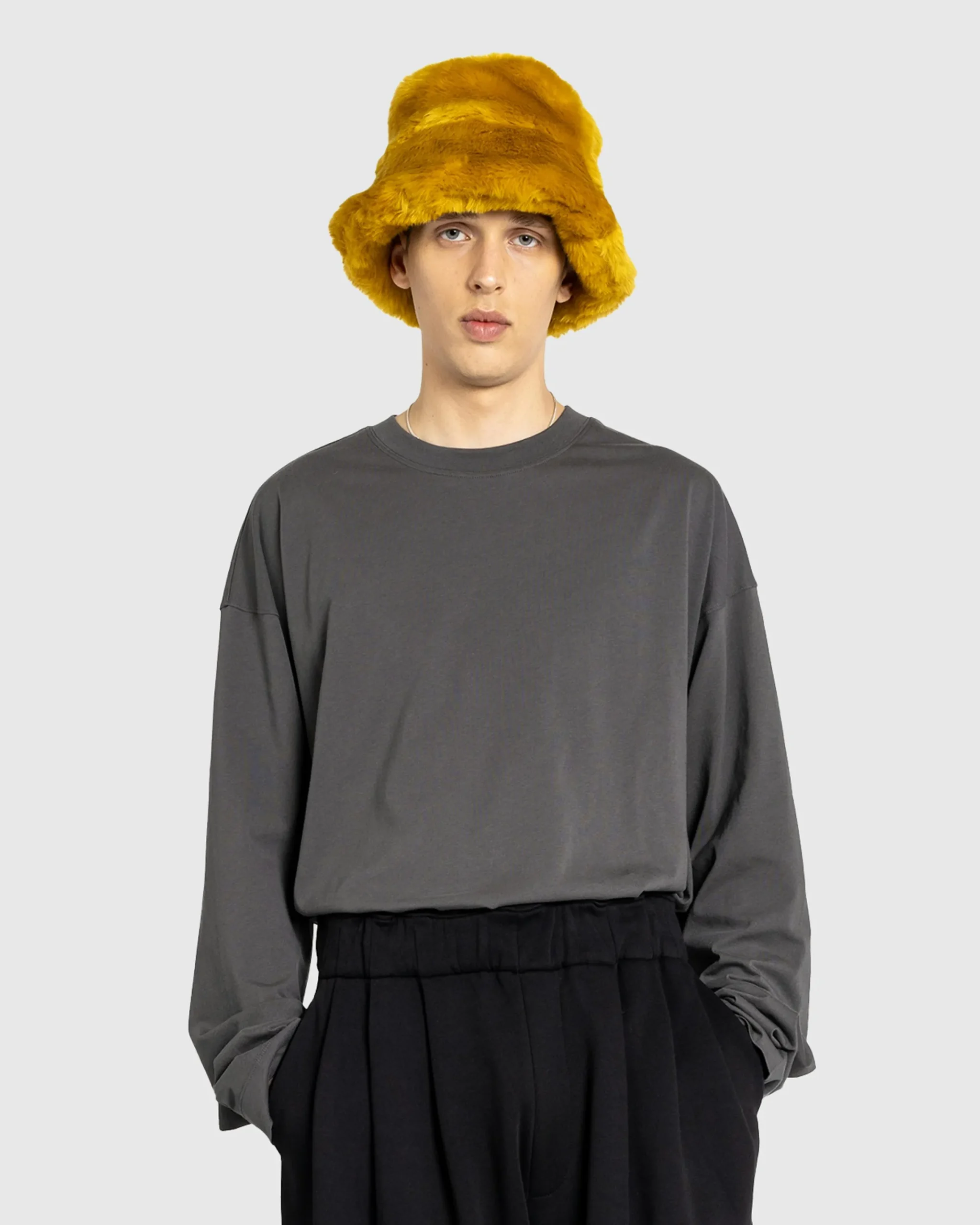 Dries van Noten Hegland Long-Sleeve T-Shirt Dark Grey- Tops