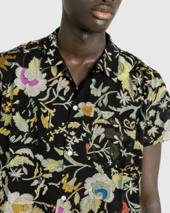 Bode Heirloom Floral Short-Sleeve Shirt- Shirts