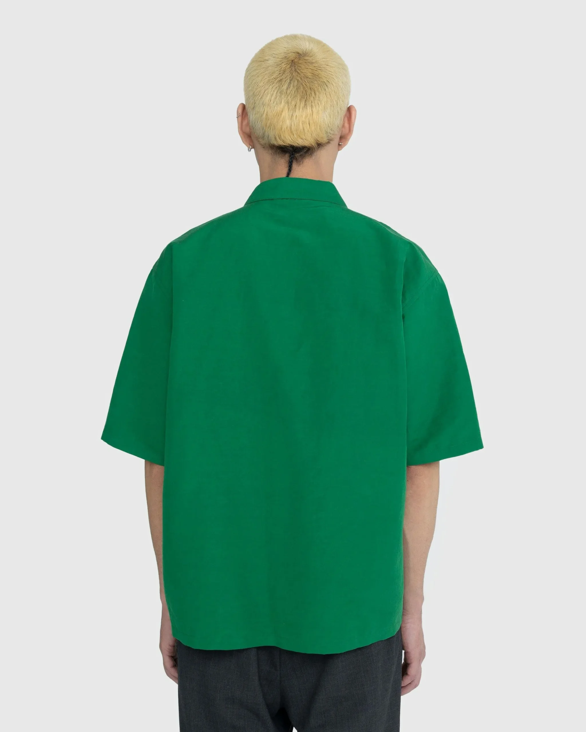 Auralee High Density Finx Linen Weather Shirt- Tops